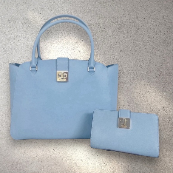 Kate Spade 🦋 Phoebe Satchel, North Star and matching wallet NWT - Picture 1 of 10